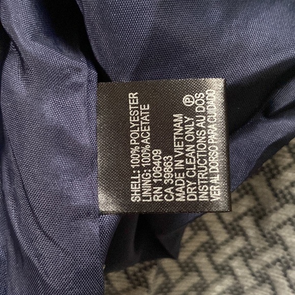 Tahari Arthur S Levine Navy Textured Sleeveless Flare Dress Tie Waist SIZE 10 - Picture 4 of 5